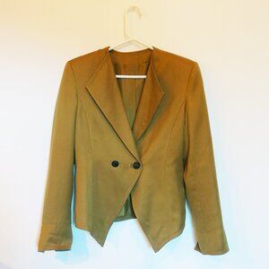 Vivien Caron Olive Gold Blazer
